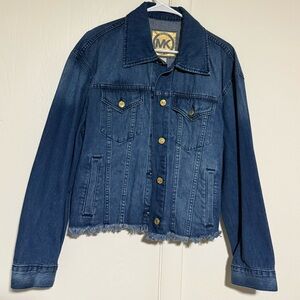 Michael Kors Blue Denim Jacket women’s L